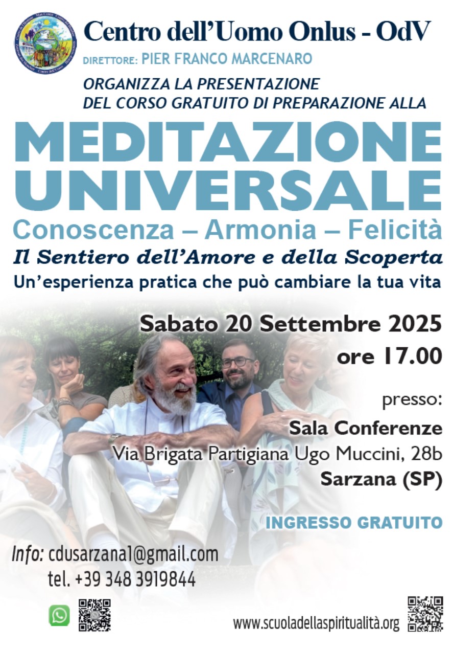 MEDITAZIONE UNIVERSALE - Sarzana