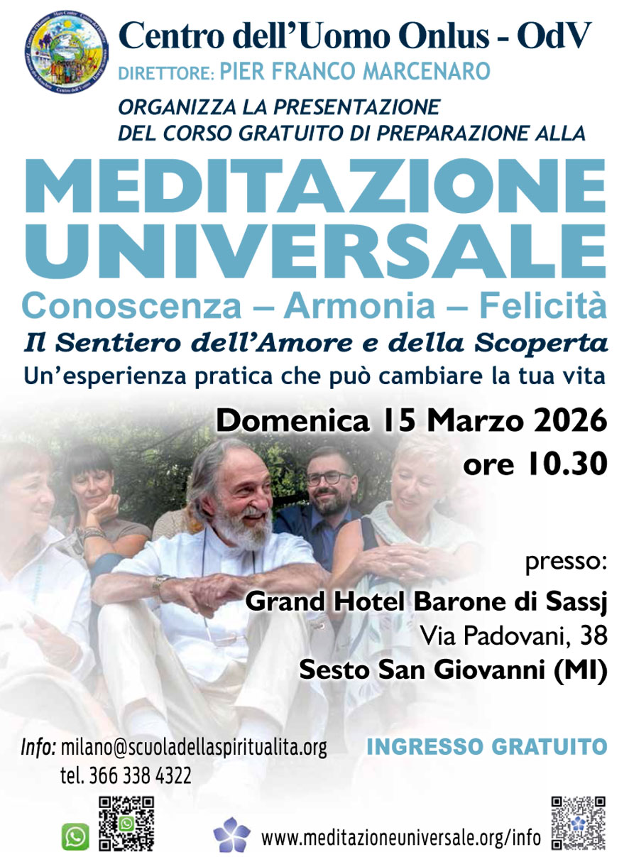 MEDITAZIONE UNIVERSALE - Sesto San Giovanni (Milano)